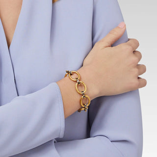 Julie Vos SoHo Demi Link Bracelet- Mixed Metal