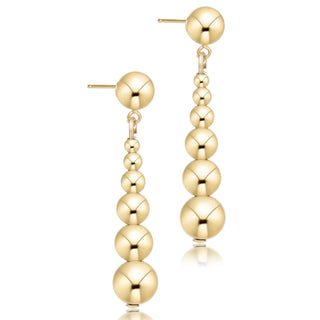 Enewton Beaded Classic Graduated Drop- Gold 6mm
