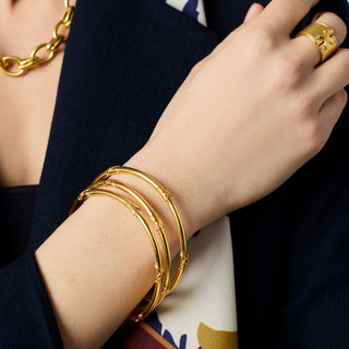 Julie Vos Essex Bangle Gold