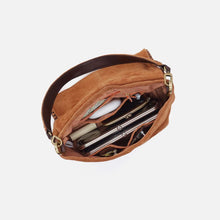 Load image into Gallery viewer, Hobo Harley Convertible Shoulder Bag in Suede Leather- Oak Barrel