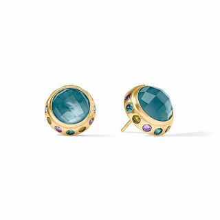 Julie Vos Rainbow Stud- Iridescent Montana Blue