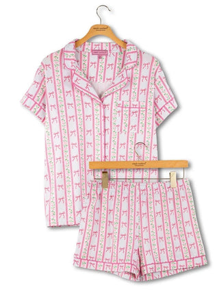 Button Bow PJ Set by Simply Southern