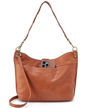 Hobo Pier Woven Fringe Tassel Shoulder- Harvest Wheat