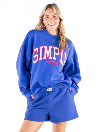 Simply For Good Pullover- Blue/Pink Gingham