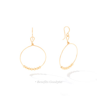 Ronaldo Power Of Prayer Hoop Earrings