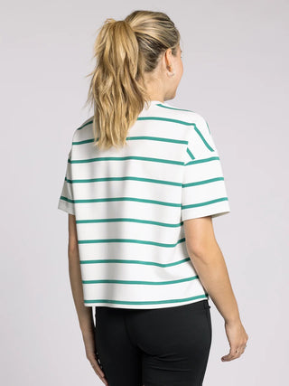 Emerald Stripe Short Set- Thread & Supply