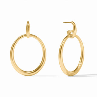 Julie Vos Laguna Doorknocker Earring Gold