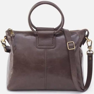 Hobo Sheila Medium Satchel in Polished Leather- Hearthstone