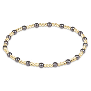 Enewton Sincerity Pearl Dark Grey 3mm Bracelet