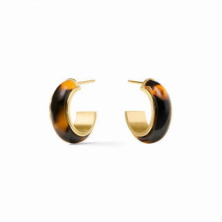 Julie Vos Carnaby Hoop Tortoiseshell
