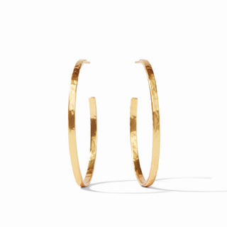 Julie Vos Crescent Hoop Gold