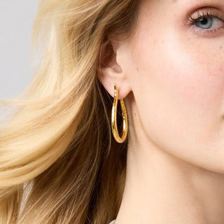 Julie Vos Saratoga Hoop Gold