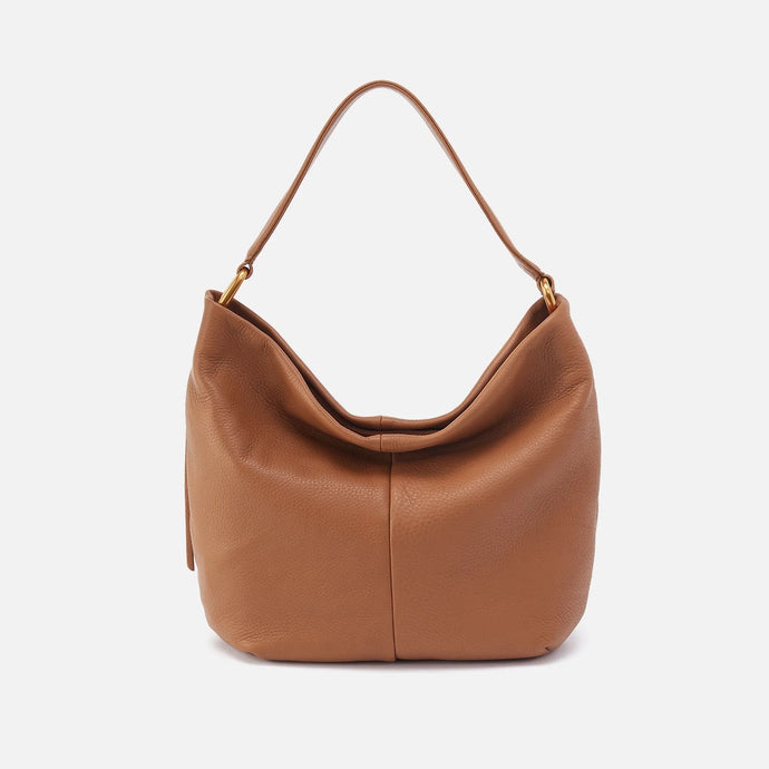 Hobo Harley in Pebbled Leather- Warm Honey