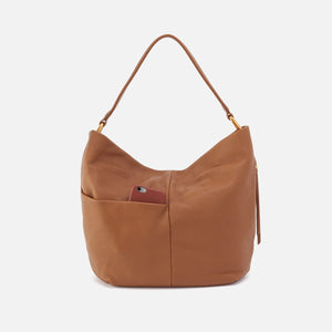 Hobo Harley in Pebbled Leather- Warm Honey