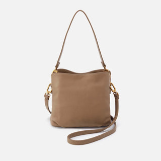 Hobo Starr Convertible Shoulder Bag in Pebbled Leather- Cedar Sagebrush