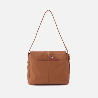 Hobo Austin Shoulder Bag in Pebbled Leather- Warm Honey