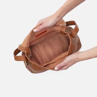 Hobo Austin Shoulder Bag in Pebbled Leather- Warm Honey