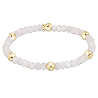 Enewton Presence Gemstone 4mm Bracelet- Mother of Pearl