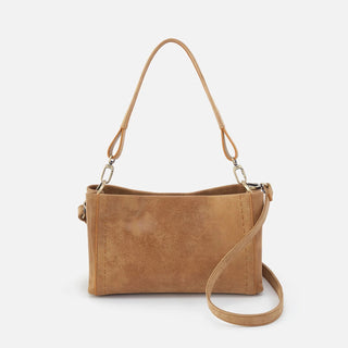 Hobo Seneca Shoulder Crossbody in Buffed Leather- Whiskey