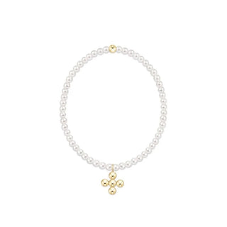 Enewton Extends Classic Pearl 3mm SC 4mm Beaded Gold Charm