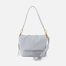 Load image into Gallery viewer, Hobo Harley Convertible Shoulder Bag in Pebbled Leather- Blue Pearl