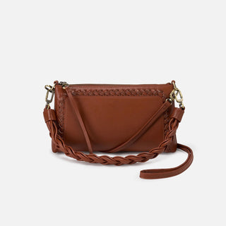 Hobo Darcy Crossbody in Smooth Leather- Luggage
