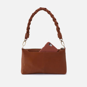 Hobo Darcy Crossbody in Smooth Leather- Luggage