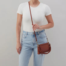 Load image into Gallery viewer, Hobo Darcy Crossbody in Smooth Leather- Luggage