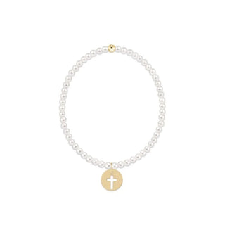 Enewton Classic Pearl 3mm Blessed Disc Bracelet