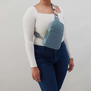 Hobo Cass Sling in Pebbled Leather- Agave Leaf