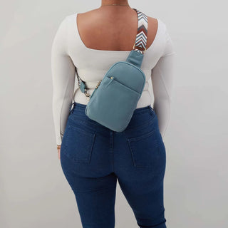 Hobo Cass Sling in Pebbled Leather- Agave Leaf