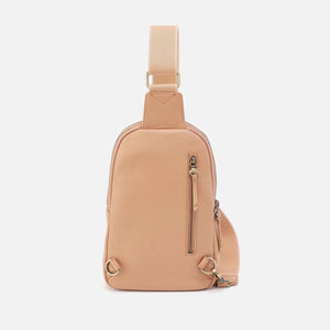 Hobo Cass Sling in Pebbled Leather- Porcini