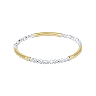 Enewton Bliss Bar Pattern Mixed Metal 3mm Bracelet