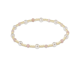 Enewton Pearl Sincerity Pattern 4mm Bead Bracelets (Multiple Colors)