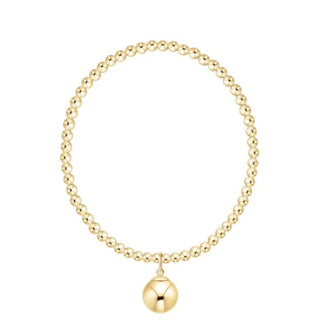 Enewton Classic Gold 3mm Bracelet- 10mm Gold Charm
