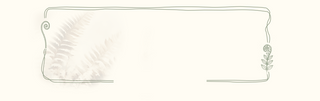 background with green border with fern icons