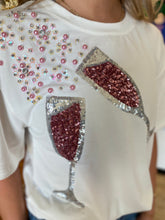 Load image into Gallery viewer, Sequin Champagne Top