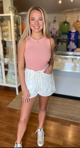 Edlin Tank- Rose Tan