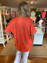 Load image into Gallery viewer, Cheetah Top- Orange