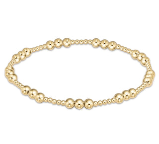 Enewton Classic Joy Pattern 4mm Gold Bead Bracelet