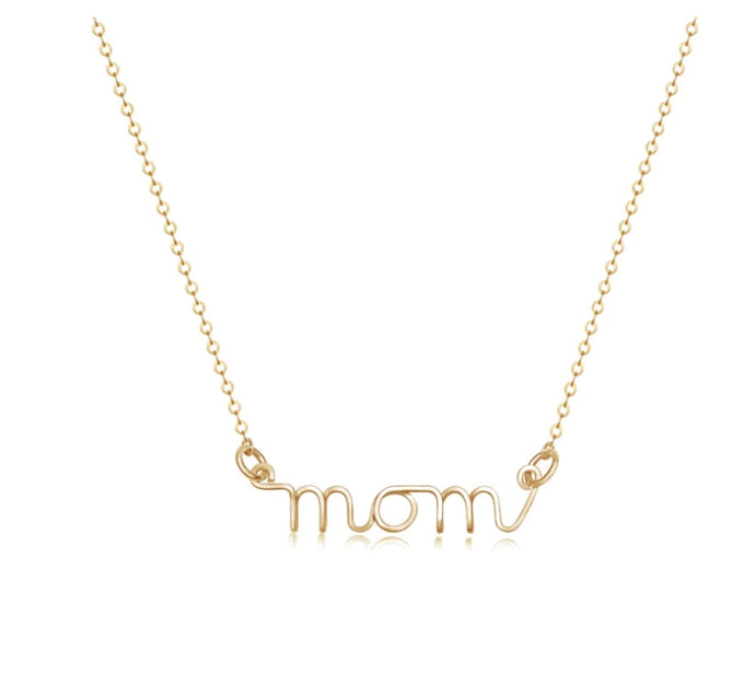 Ronaldo- Mom 16” Necklace- Gold