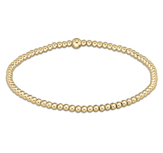 Enewton Classic Gold 2.5mm Gold Bead Bracelet