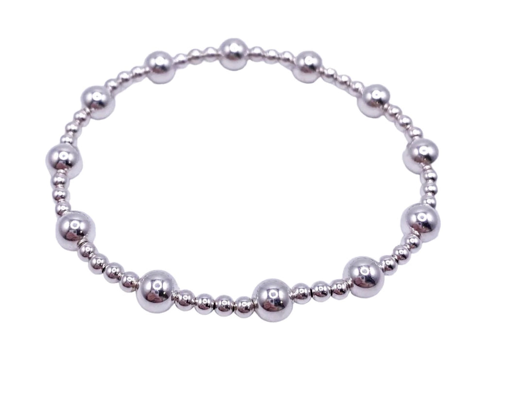 Enewton Sincerity Pattern 6mm Bead Sterling Silver Bracelet