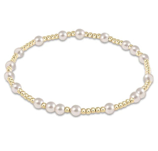 Enewton Hope Unwritten Gold Bracelet- Pearl 4mm