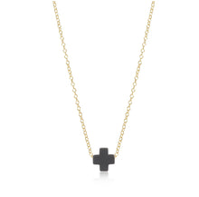 Load image into Gallery viewer, Enewton 16” Necklace Gold- Signature Cross (multiple colors)
