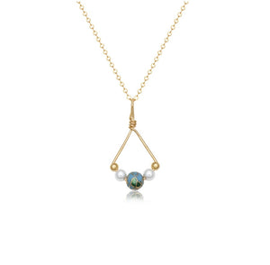 Ronaldo- My Whole World 16” Necklace- Gold