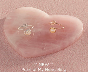 Ronaldo Pearl Of My Heart Ring- Sterling Silver & Gold