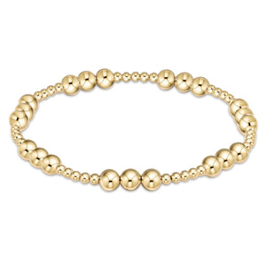 Enewton Classic Joy Pattern 5mm Gold Bead Bracelet