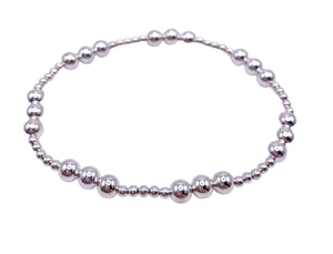 Enewton Classic Joy Pattern 5mm Bead Sterling Silver Bracelet