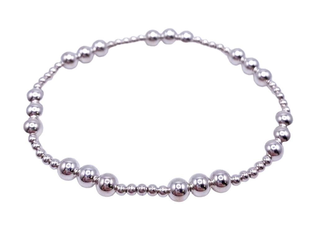 Enewton Classic Joy Pattern 5mm Bead Sterling Silver Bracelet